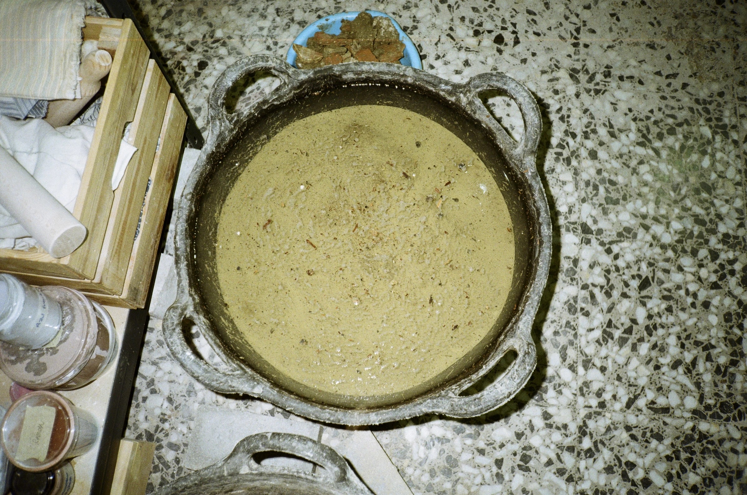 Rayogramas con agua de arcilla de Carabanchel, registro 01
