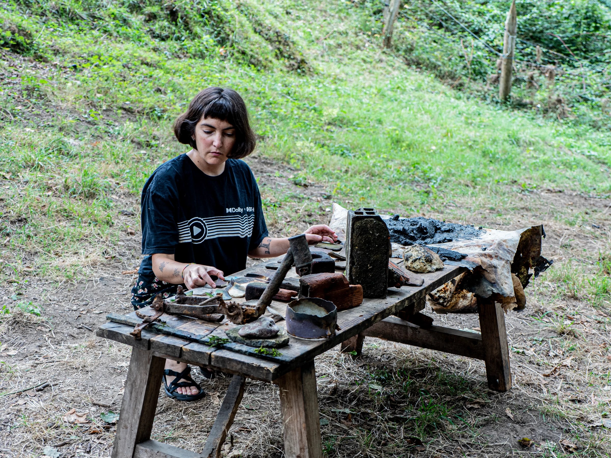 Trabajo de campo, recolección y observación material de Brenda Ranieri, registro 23